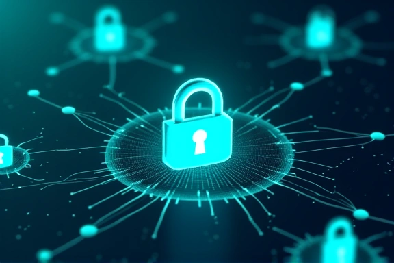 Secure data transfer icon with lock and arrows